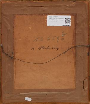 BØRGE FOG STUCKENBERG, akvarell. Monogramsignerad och daterad -92.