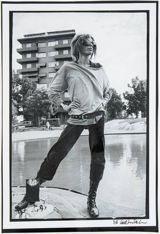 Carl Johan De Geer, photo, signed 3/6.