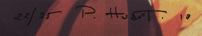 Philippe Huart, silkscreen in colours on canvas, 2010, signed 22/25.