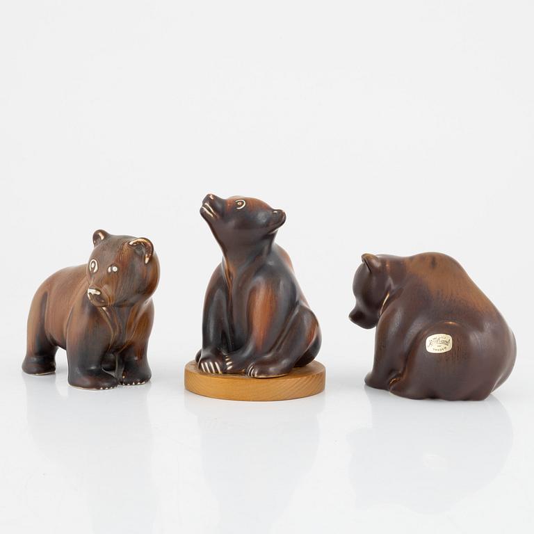 Gunnar Nylund, a group of four stoneware figurines, Rörstrand.