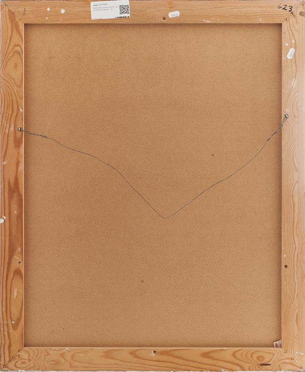 GERHARD NORDSTRÖM, olja på pannå, signerad.