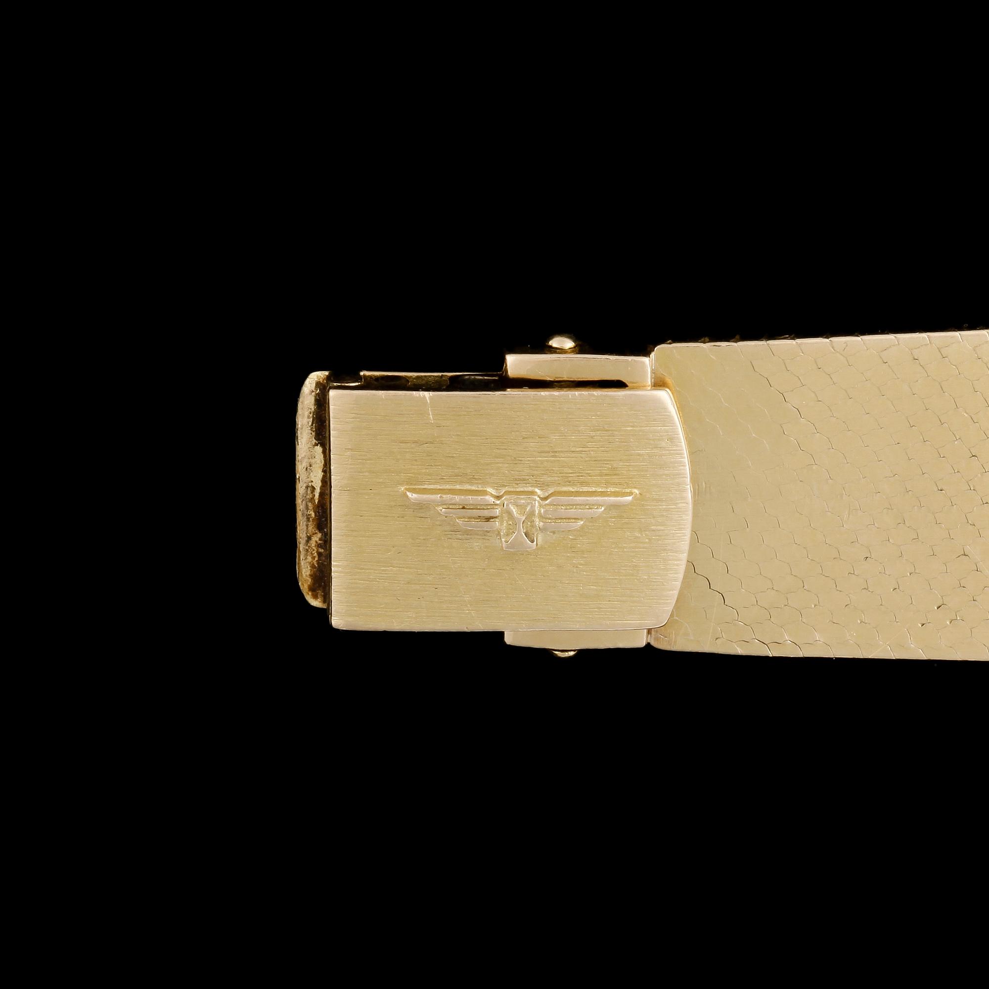 ARMBANDSUR, herr, 18k guld, Longines, 1970-tal. Total vikt 61.2g.