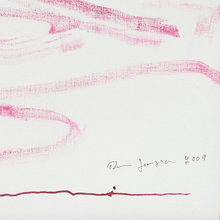 RUNE JANSSON, oil on canvas ´, signed and dated 2009.