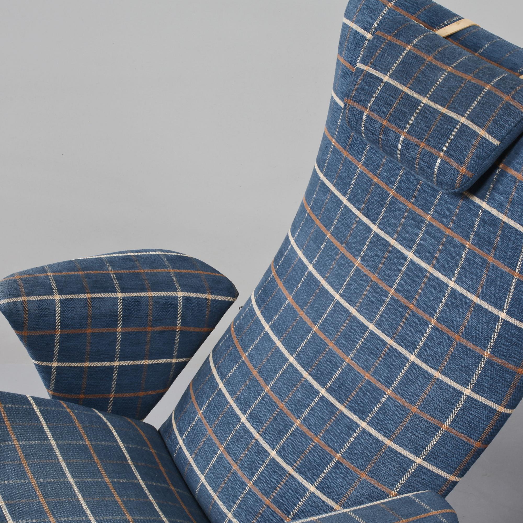 FÅTÖLJER, ett par, "Curvatur", Alf Svensson, 1960/70-tal.