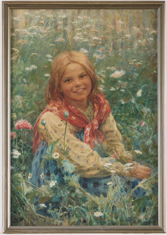 Feodor (Fedot) Vasilievich Sychkov, "Girl in the grass".