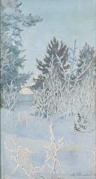 Väinö Blomstedt, Winter Landscape.