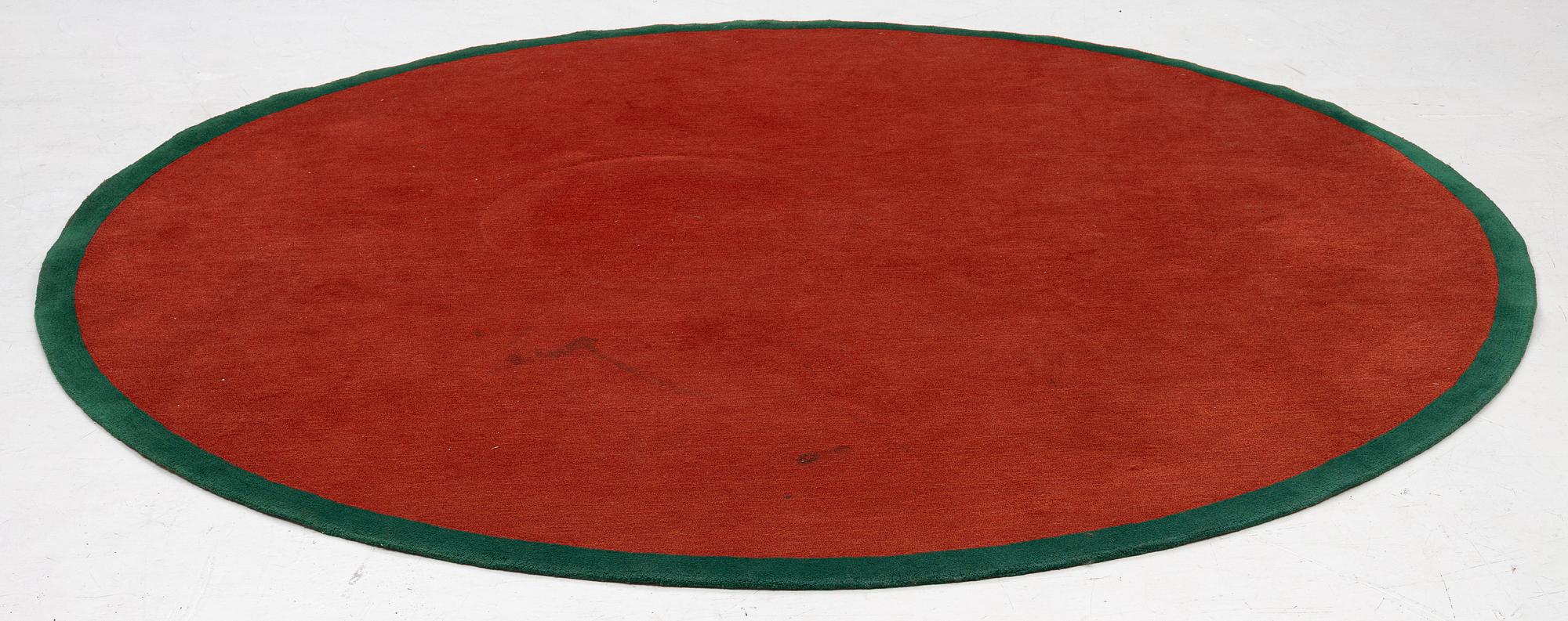 Gunilla Lagerhem Ullberg, matta, tufftad, Kasthall, diameter  ca 300 cm.