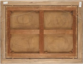 Giovanni Paolo Panini, Capriccio med figurer vid romerska ruiner och Konstantinbågen.