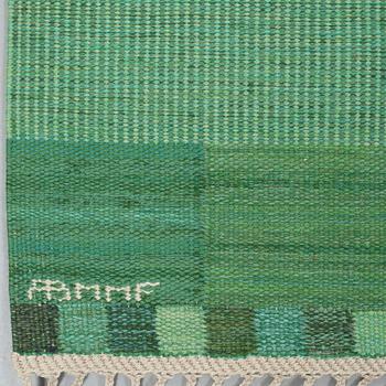 Marianne Richter, MATTA. "Fasad Grön". Rölakan. 273,5 x 236,5 cm. Signerad AB MMF MR.