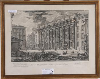 321. FRANCESCO PIRANESI, troligen, etsning.