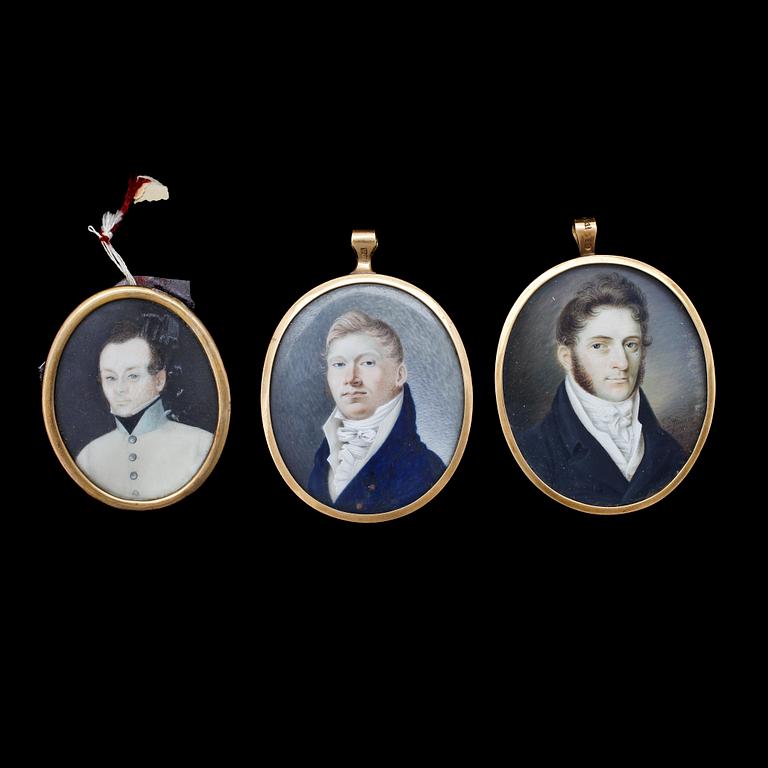 MINIATYRER, 3st, 1800-tal.