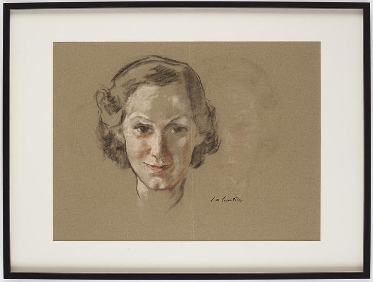 Lotte Laserstein, Portrait of a woman.