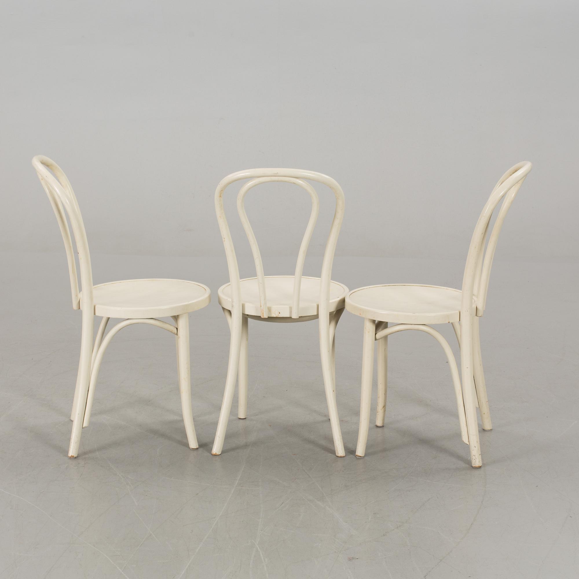 A SET OF 3 GILLIS LUNDGREN OGLA CHAIRS FOR IKEA. Bukowskis