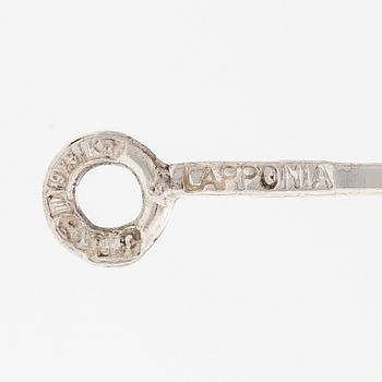 Björn Weckström, Halsband "Akimbo", sterlingsilver. Lapponia 1987.