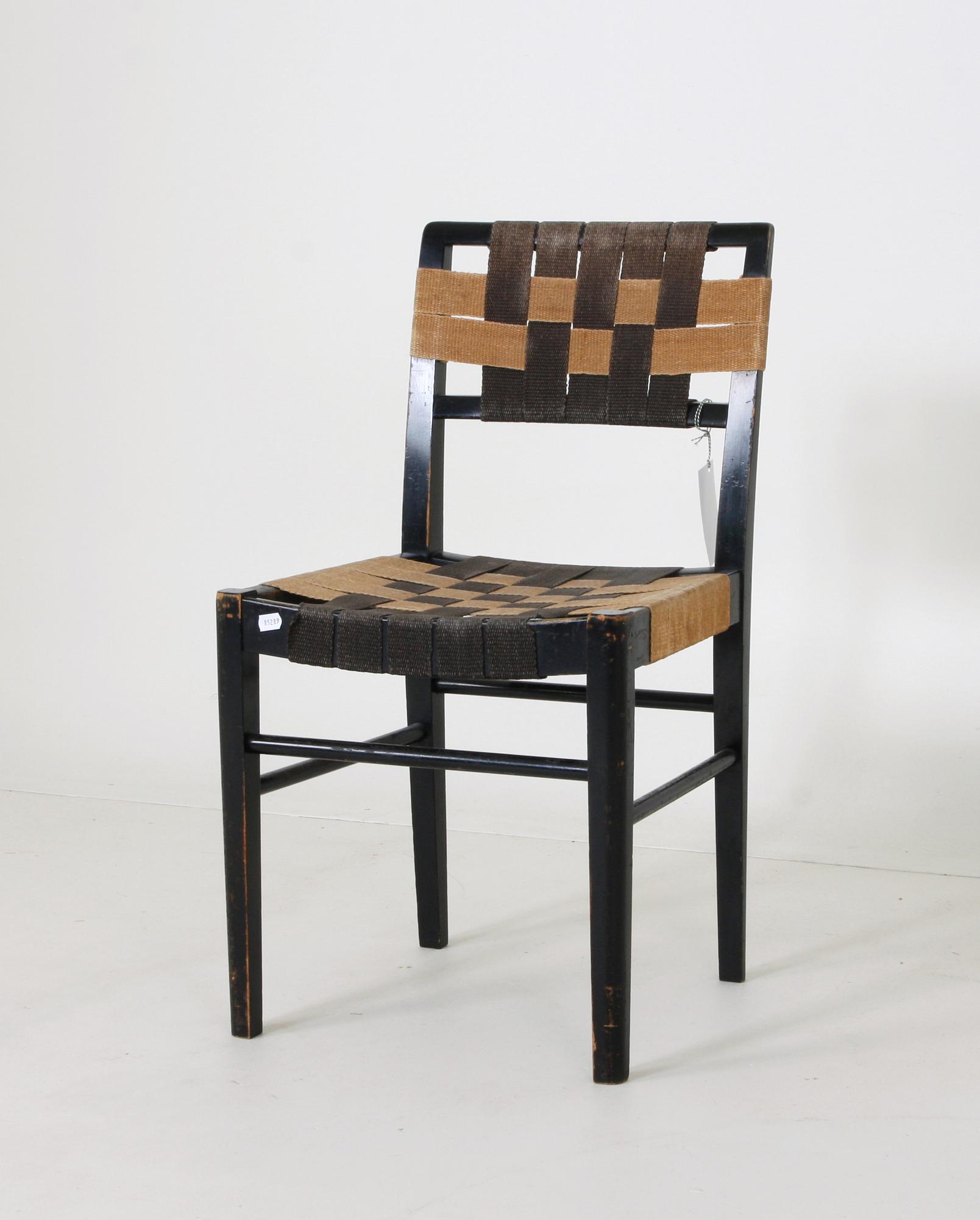 STOL, formgiven 1928 av Axel Larsson. AB Svenska Möbelfabrikarna, Bodafors. Märkt.