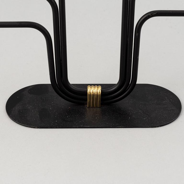 Gunnar Ander, two candelabras, Ystad metall.