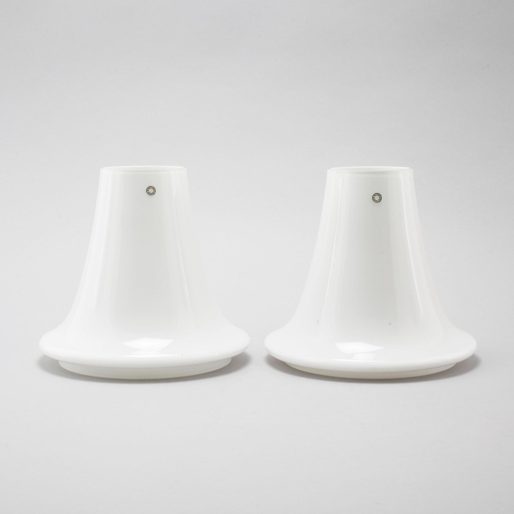 A pair of wall lamps designed by Hans-Agne Jakobsson, Markaryd, from the fourth quarter of the 20th century.