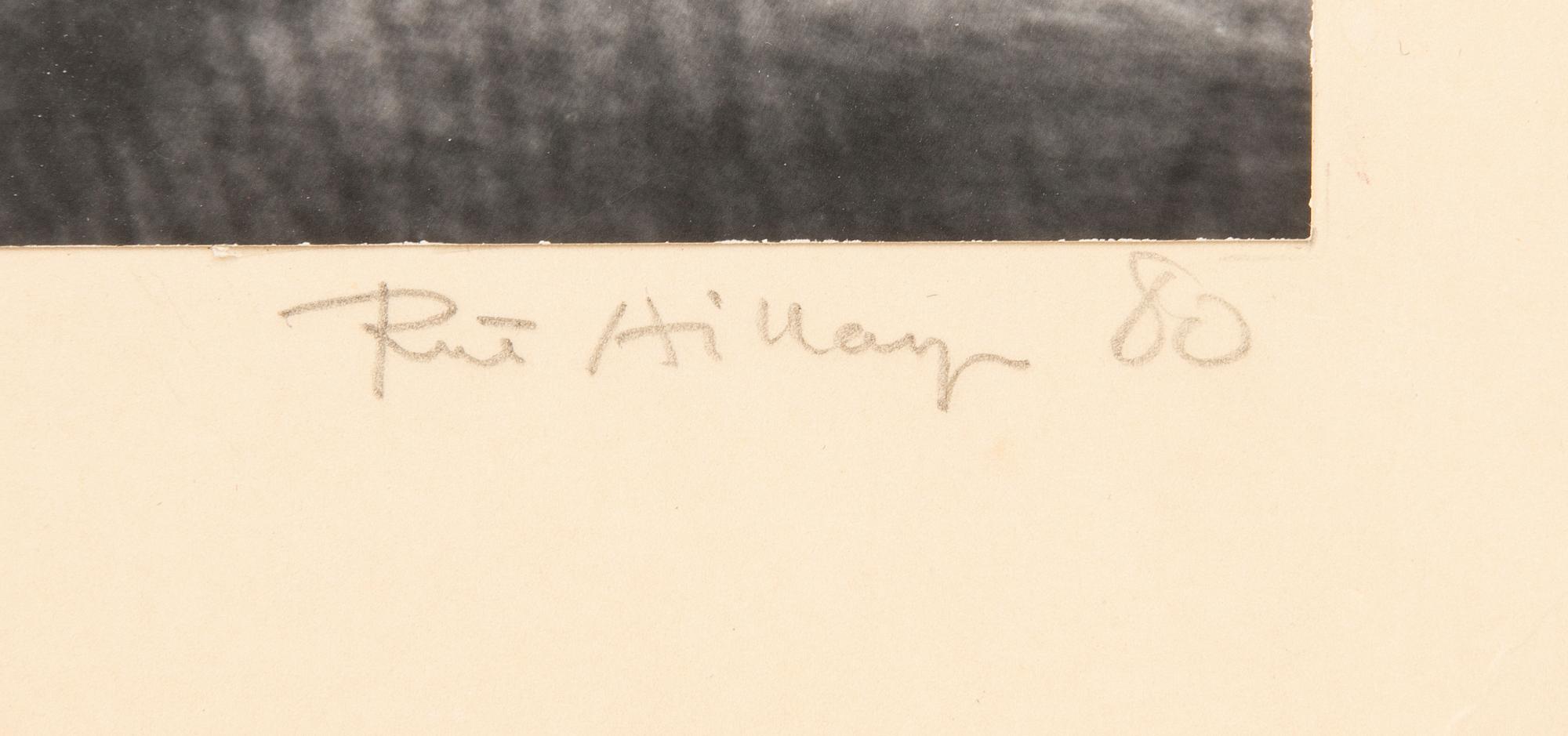 Rut Hillarp, photography signed and dated 80.