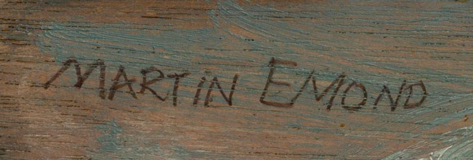 MARTIN EMOND, a signed oil on board.