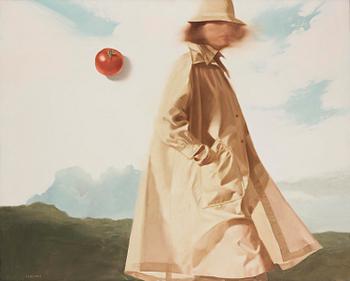 832. Yrjö Edelmann, Woman in Trench Coat.