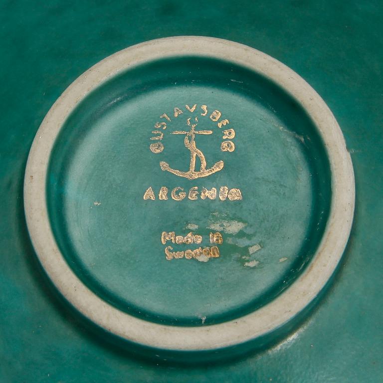 SKÅL samt VASER, 1+2, "Argenta", Wilhem Kåge, Gustavsberg.