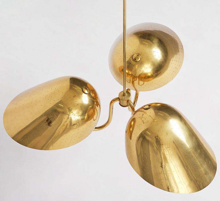 Carl-Axel Acking, a ceiling lamp, Bröderna Malmströms Metallvarufabrik, Malmö, 1940s.
