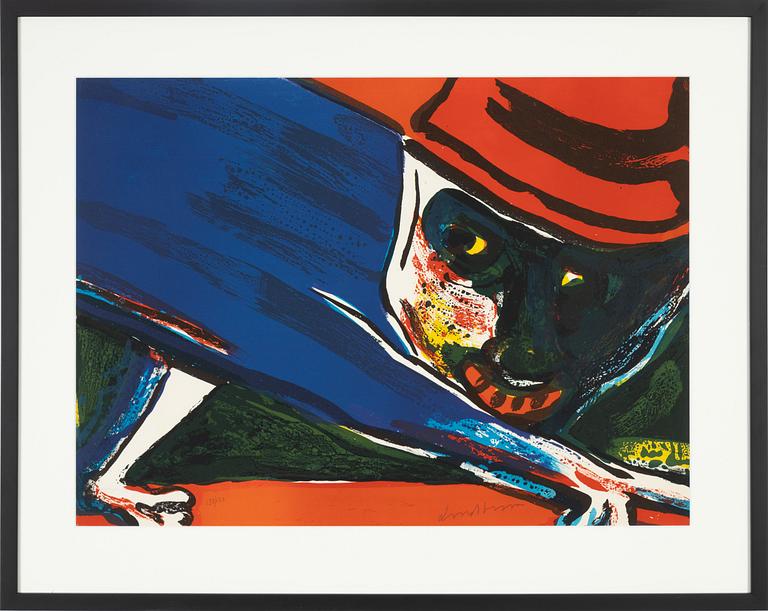 Bengt Lindström, färglitografi, signerad 138/150.