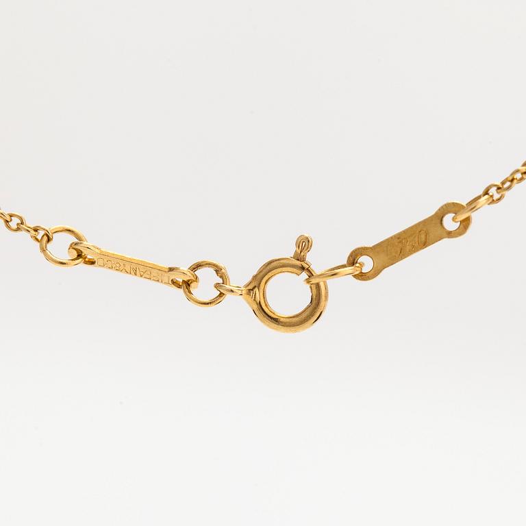 Tiffany & Co, Elsa Peretti, halsband, "Open Heart", 18K guld.