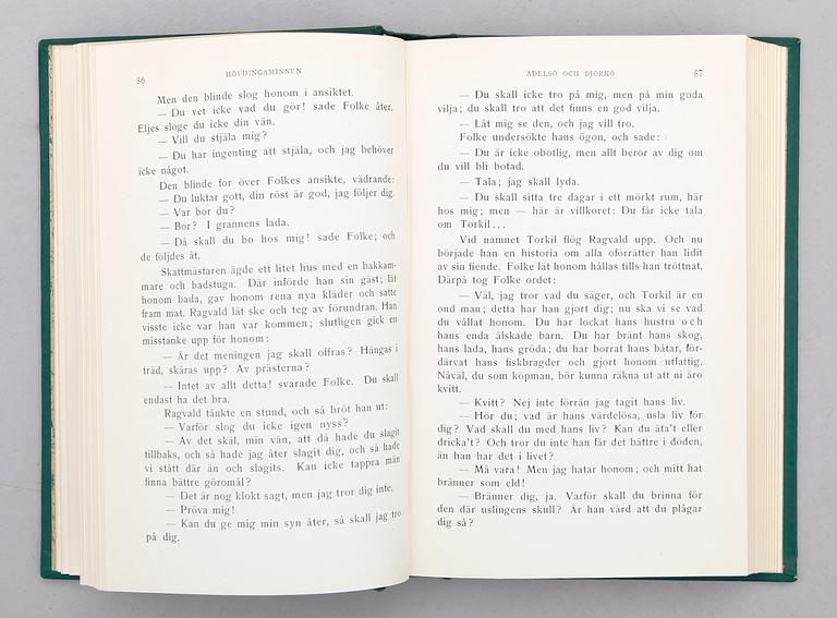 BÖCKER, 55 vol, August Strindberg, Samlade skrifter, 1912-1921.