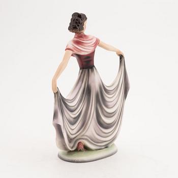 Stefan Dakon, a creamware figurine 'Susette', Goldscheider, Austria, 1930s/40s.