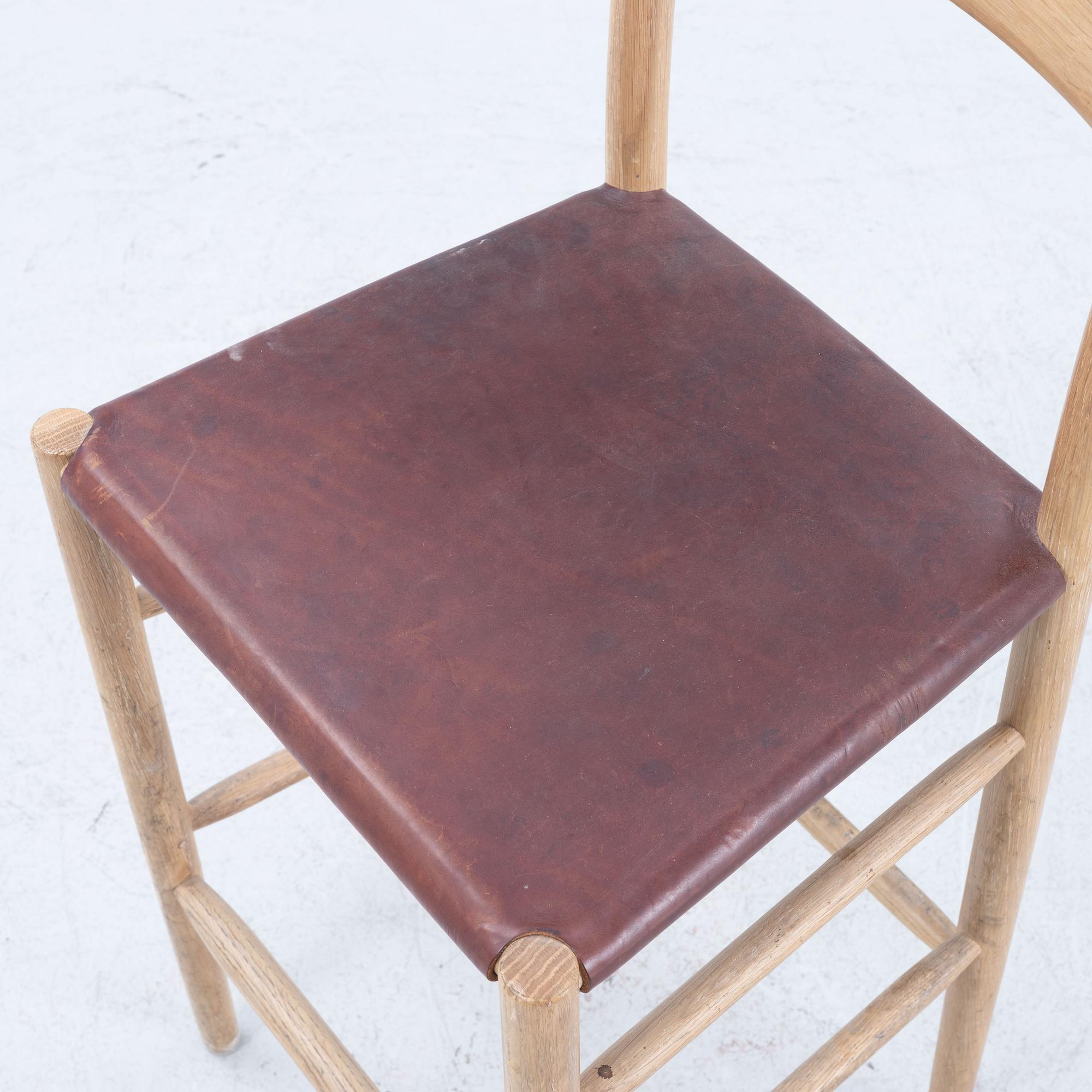 Jasper Morrison, barstolar, 5 st, "Lightwood", Maruni Collection, Japan.