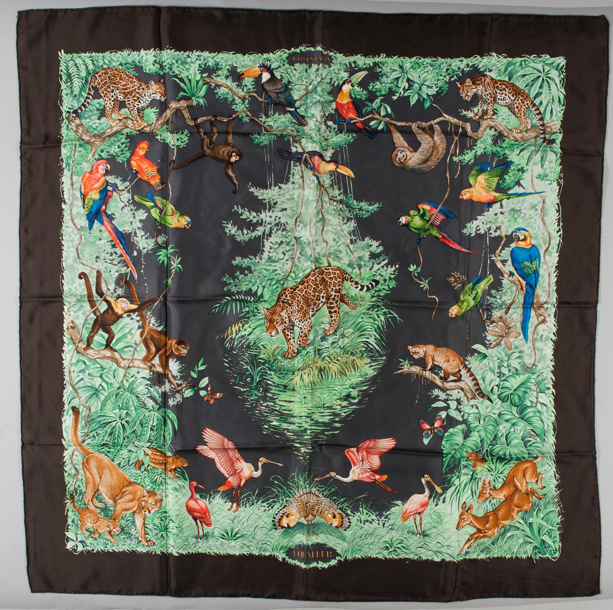 SCARF, "Equateur", Hermès.