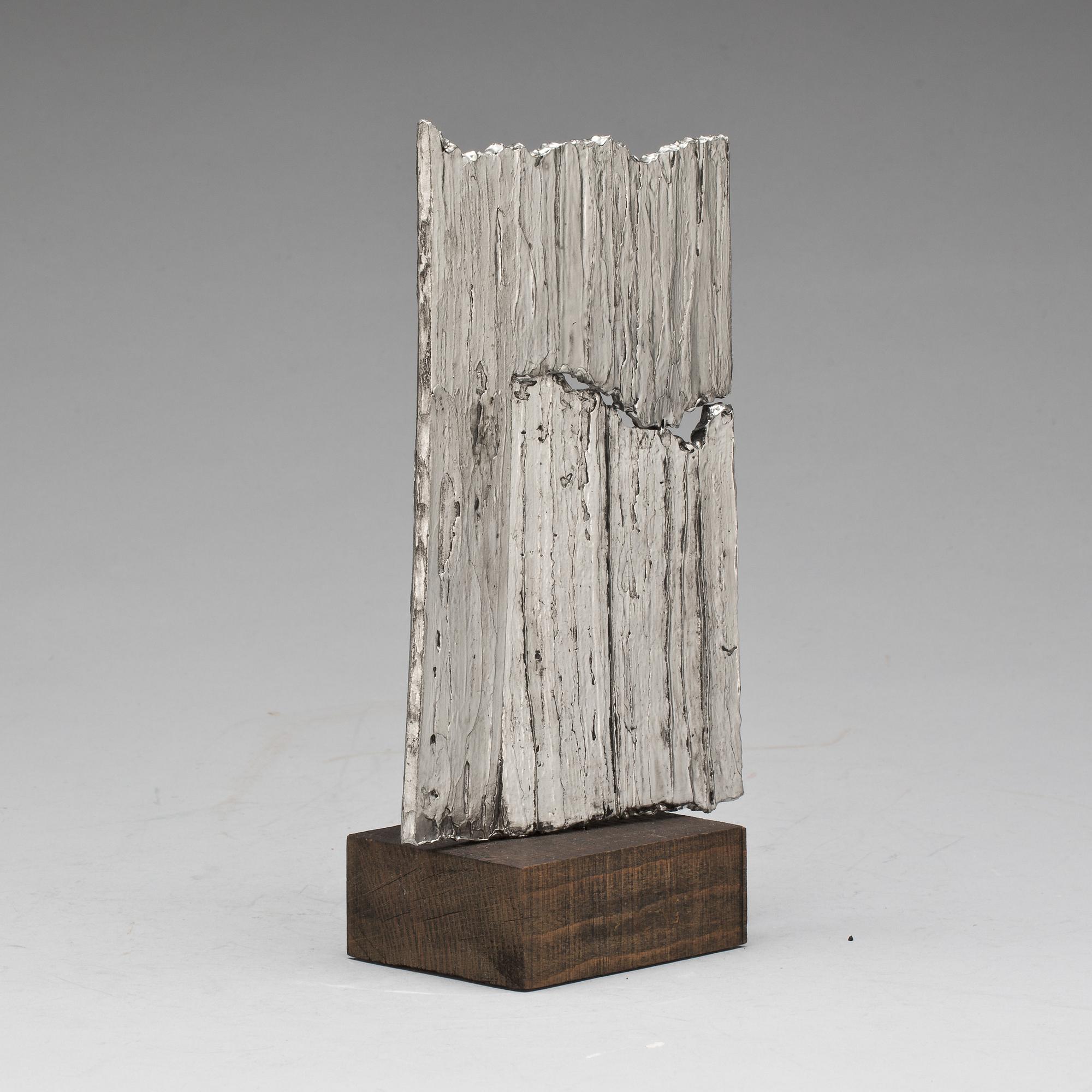 ÅKE LAGERBORG, skulptur, metall, signerad och daterad 1967.