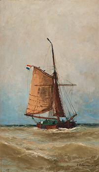 489. Christian Fredrik Swensson (Svensson), Ship at sea.