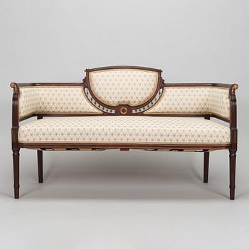 A six-piece furniture set, Nikolai Boman's, Turku, 1890s.