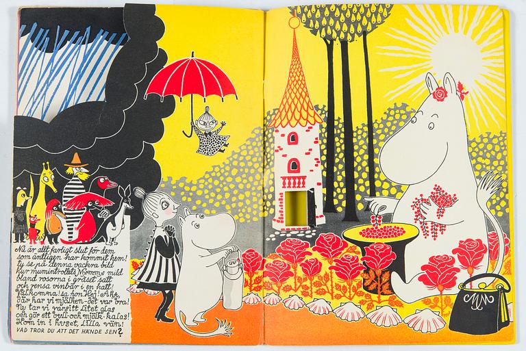 Tove Jansson, Kirja. ensipainos "Hur gick det sen?" kustantamo Schildts paino Frenckellska Tryckeri AB. 1952.