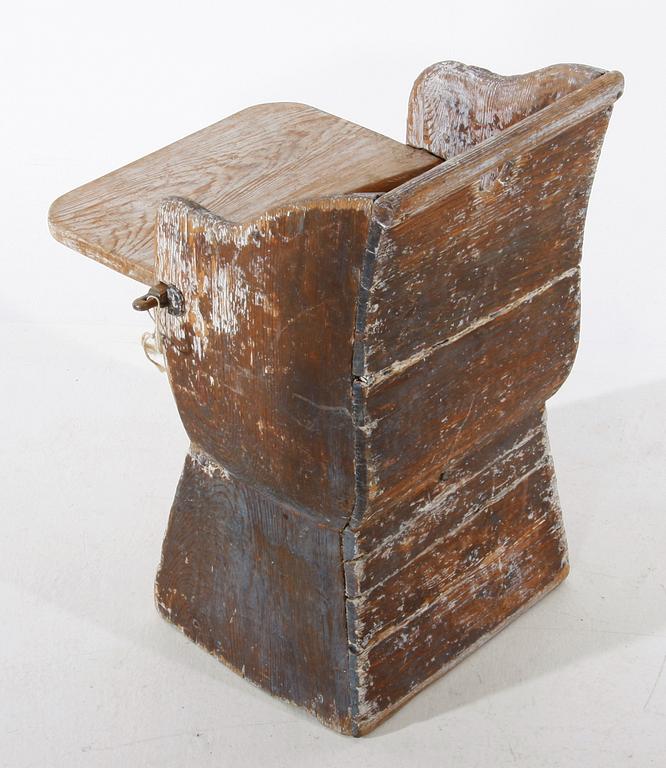 POTTSTOL. Allmoge. 1800-tal.