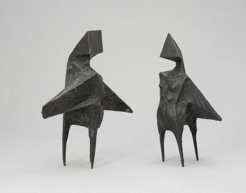 Lynn Chadwick, "Maquette IX Two Winged Figures".