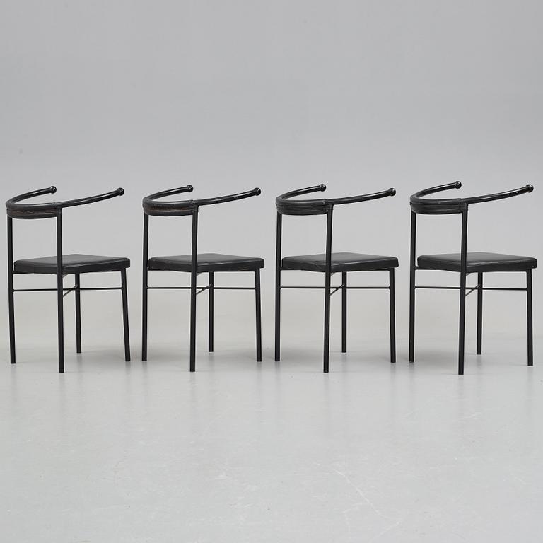 Jonas Bohlin, a set of eight "Point" chairs for Källemo, Värnamo, Sweden post 1985.