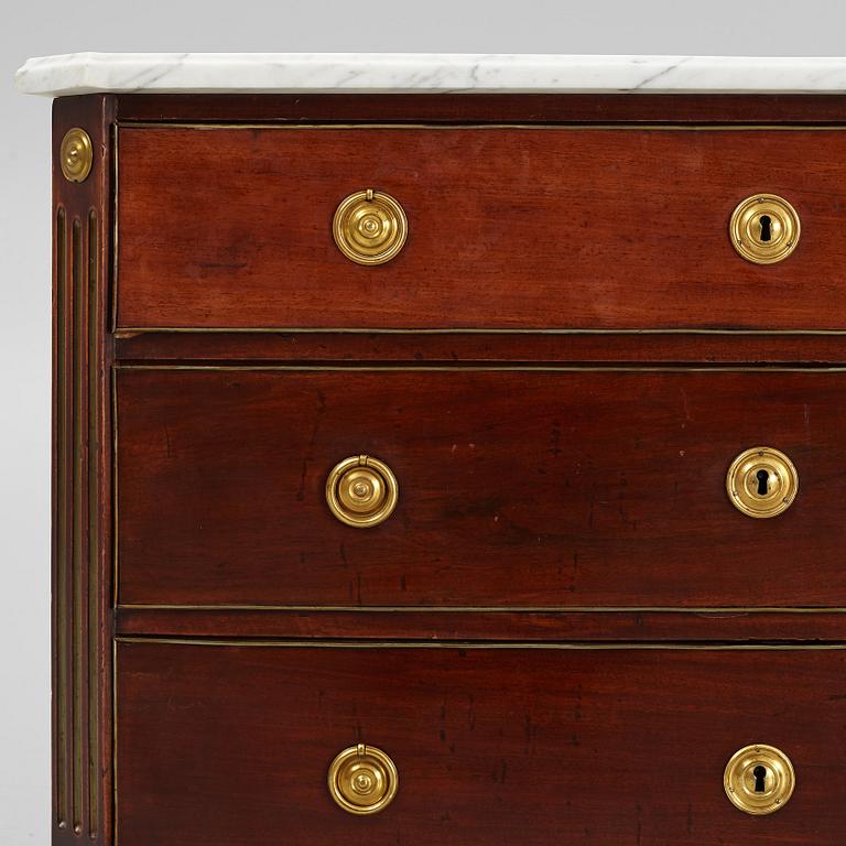 Byrå, Stockholmsarbete, 1700-talets slut, Sengustaviansk.