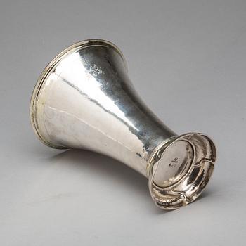 BÄGARE, silver, Carl Fredrik Seseman, Arboga. 1796. Vikt 448 gram.