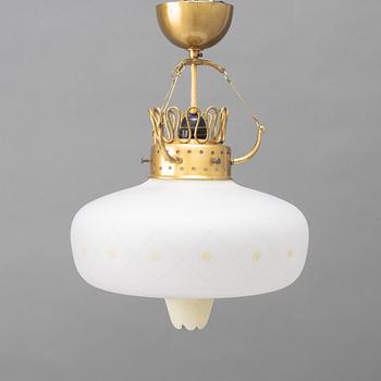 A ceiling lamp, Swedish Modern, 1940s/50s.