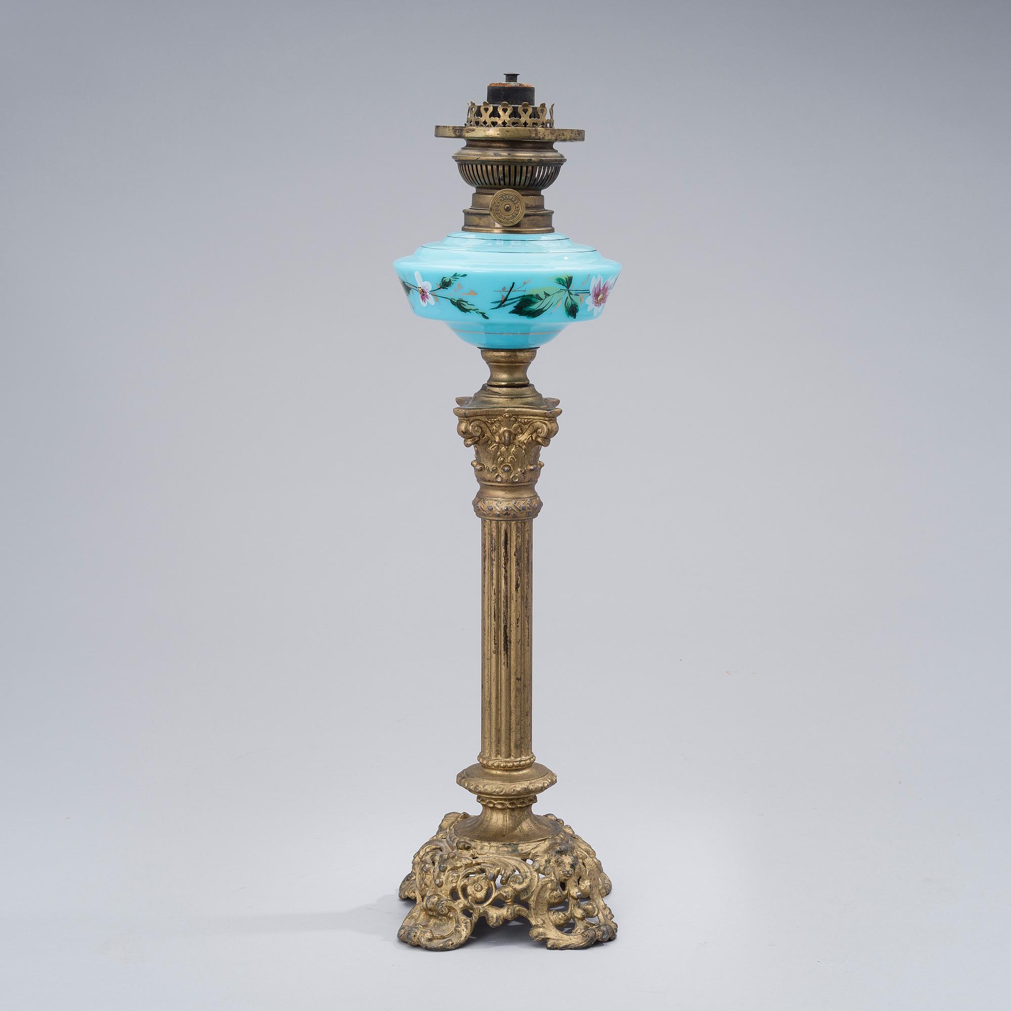 FOTOGENLAMPA, märkt "Stobwasser Berlin", 1800-talets slut.