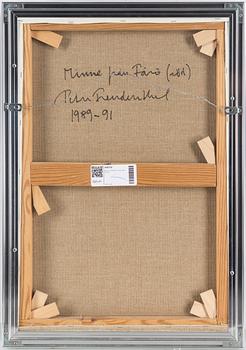 PETER FREUDENTHAL, oil on canvas, signed and dated 1989-91.