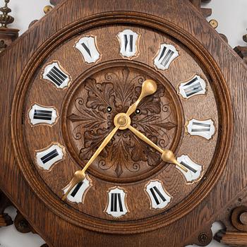 A late 19th century wall clock.