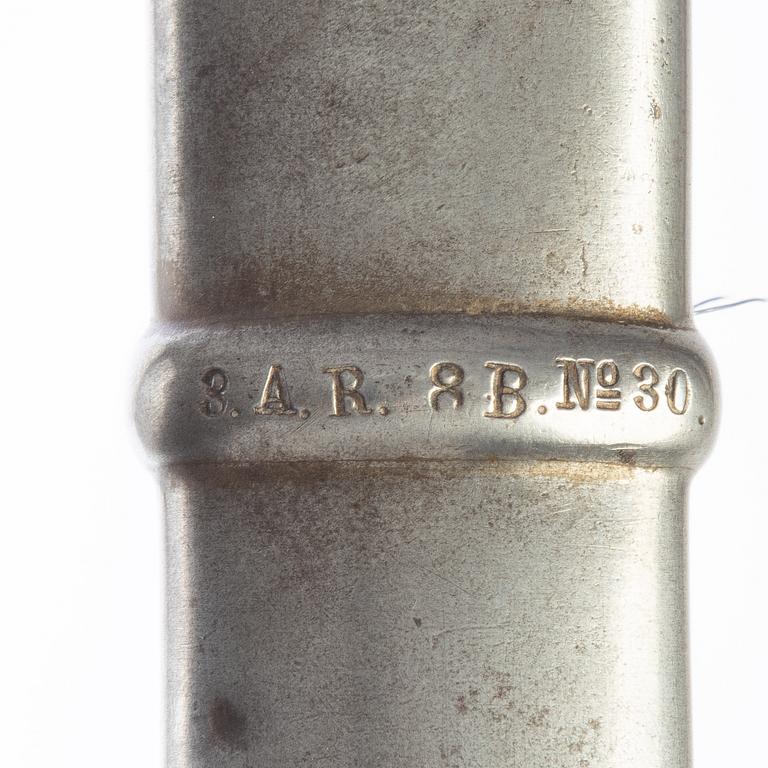 Sabel, svensk, m/1889 för artilleriet, med balja,.