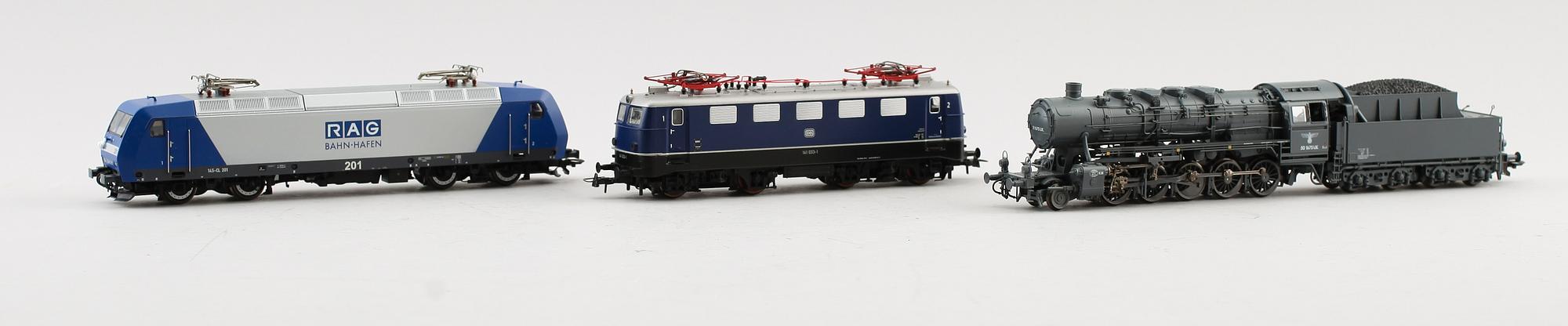 SAMLING MODELLTÅG, 4 delar, Roco, Österrike.