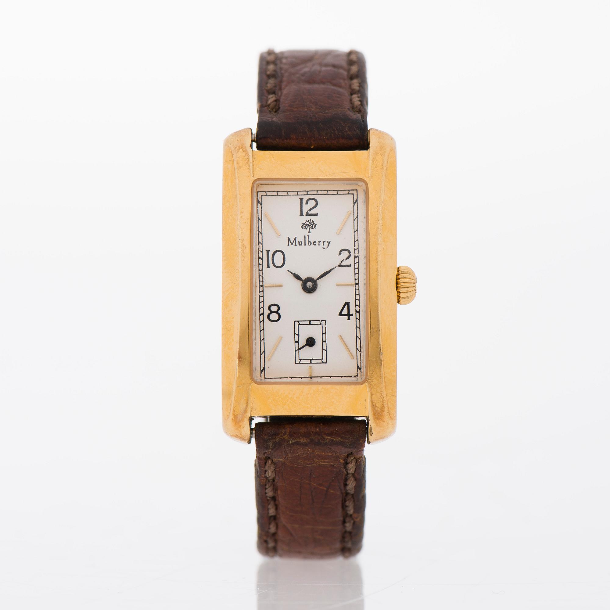 MULBERRY, wrist watch, 19,5 x 30-35,5 mm.