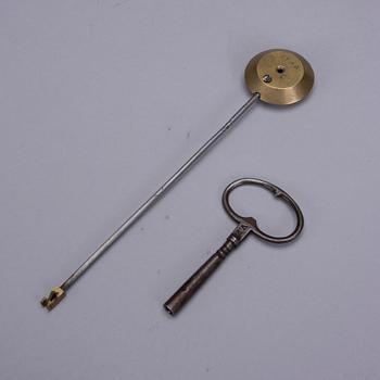 BORDSPENDEL, metallegering, rokokostil, Frankrike 1800-talets senare hälft.