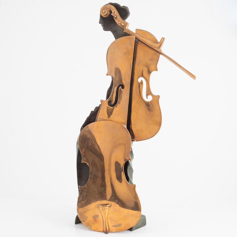 Arman (Armand Pierre Fernandez), "Venus et violoncelle".